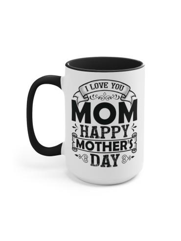 "Happy Mother's Day" #2 - Two-Tone Coffee Mug 15oz