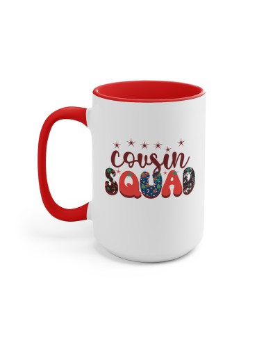 "Cousin Squad" #1 - Two-Tone Coffee Mug 15oz