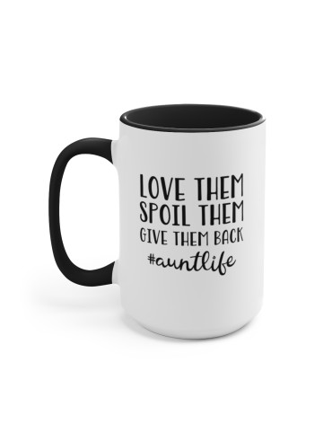 #AUNTLIFE / "Give Them Back" #2 - Two-Tone Coffee Mug 15oz