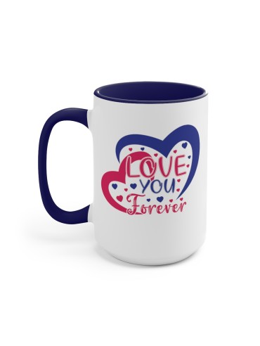 "Love You Forever" #1 - Two-Tone Coffee Mug 15oz