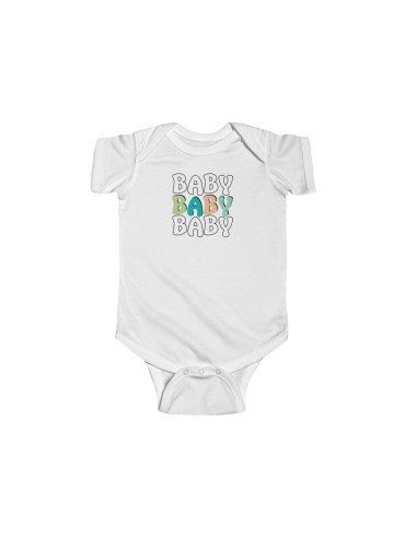 "Baby Baby Baby" - Infant Fine Jersey Bodysuit