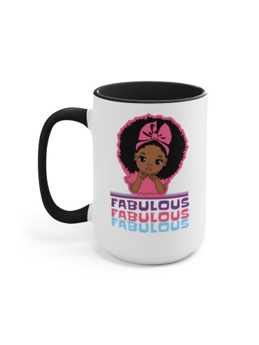 "Fabulous" #1 - Two-Tone Coffee Mug 15oz