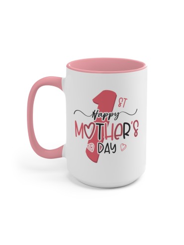 "1st Mothers Day" #1 - Two-Tone Coffee Mug 15oz