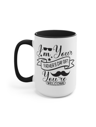 "I'm Your Father's Day Gift" #1 - Two-Tone Coffee Mug 15oz