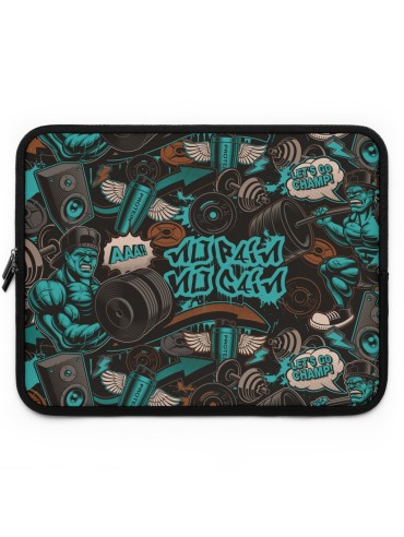 "Workout King" #2 Laptop Sleeve