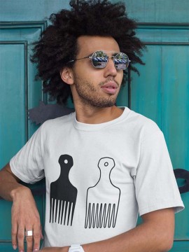 Afro Pick - Heavy Cotton Tee