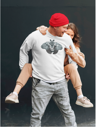 "Muscle Rhino" - Unisex Heavy Blend™ Crewneck Sweatshirt