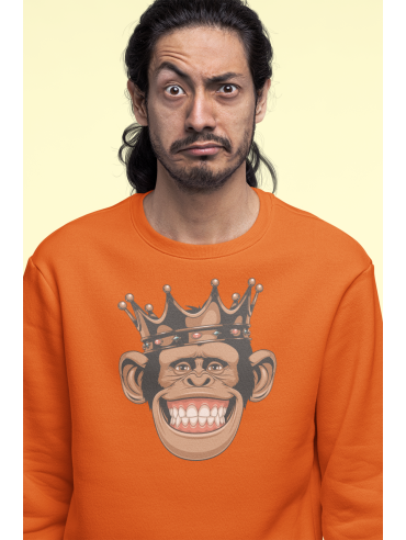 "Happy Chimp" - Unisex Heavy Blend™ Crewneck Sweatshirt