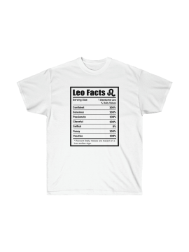 Nutritional Facts Zodiac - Leo